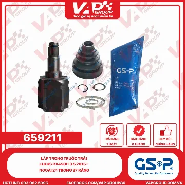 GSP LÁP trong trước trái LEXUS RX450H 3.5 2015+ Ngoài 24 trong 27 răng