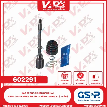 GSP LÁP TRONG TRƯỚC BÊN PHẢI rav4 2.5 18+ RĂNG NGOÀI 24 RĂNG TRONG 32 ( 2 CẦU)