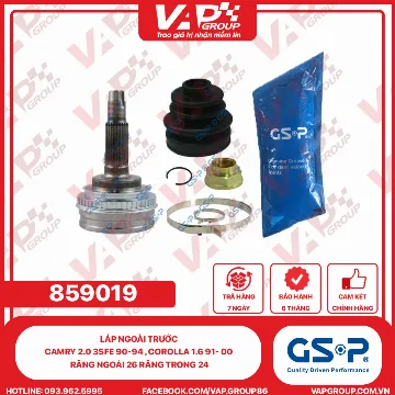 GSP LÁP ngoài trước CAMRY 2.0 3SFE 90-94 , corolla 1.6 91- 00 răng ngoài 26 răng trong 24