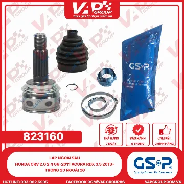 GSP Láp Ngoài SAU HONDA CrV 2.0 2.4 06-2011 ACURA RDX 3.5 2013- Trong 20 Ngoài 28