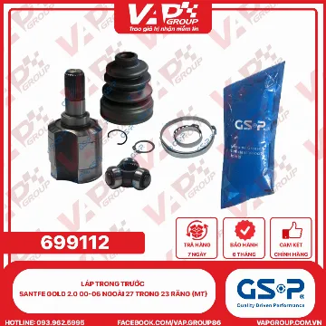 GSP Láp Trong Trước SantFe GOLD 2.0 00-06 Ngoài 27 Trong 23 Răng (Mt)