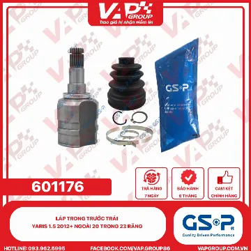 GSP LÁP trong trước trái Yaris 1.5 2012+ Ngoài 20 trong 23 răng
