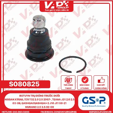 GSP Rotuyn Trụ Đứng Trước Dưới Nissan Xtrail T31 T32 2.0 2.5 2007-, Teana J31 2.0 2.5 03-08, Qashqai/Qashqai+2 J10 J11 08-21, Murano 2.5 3.5 02-08