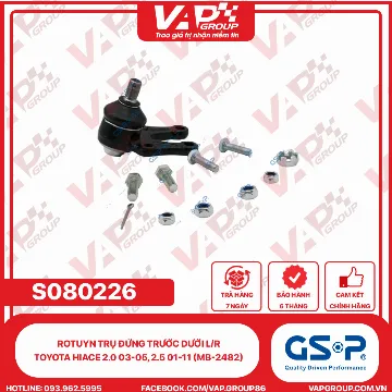 GSP Rotuyn Trụ Đứng Trước Dưới L/R Toyota Hiace 2.0 03-05, 2.5 01-11 (MB-2482)