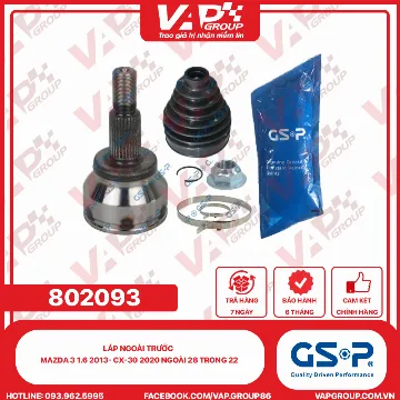GSP Láp Ngoài Trước Mazda 3 1.6 2013- CX-30 2020 Ngoài 28 Trong 22