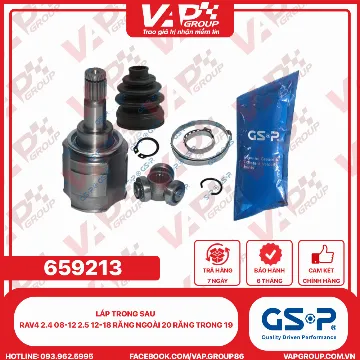 GSP LÁP TRONG SAU RAV4 2.4 08-12 2.5 12-18 RĂNG NGOÀI 20 RĂNG TRONG 19