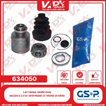 GSP Láp Trong Trước Phải Mazda 6 2.0 02-2010 NGOÀI 31 TRONG 36 RĂNG