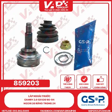 GSP LÁP ngoài trước camry 2.0 SXV20 90-94 , ngoài 26 răng trong 24