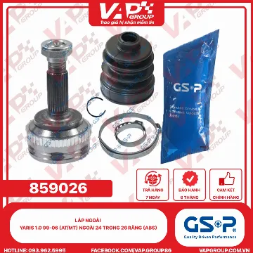 GSP LÁP ngoài Yaris 1.0 99-06 (AT/MT) Ngoài 24 trong 26 răng (ABS)