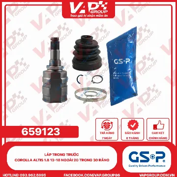 GSP LÁP trong trước Corolla Altis 1.8 13-18 Ngoài 20 trong 30 răng