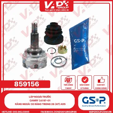 GSP LÁP NGOÀI TRƯỚC CAMRY 3.0 97-01 RĂNG NGOÀI 30 RĂNG TRONG 26 (AT) ABS