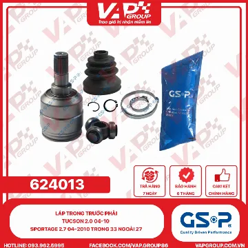GSP Láp Trong Trước Phải Tucson 2.0 04-10 SportaGE 2.7 04-2010 TRONG 33 NGOÀI 27