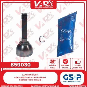 GSP LÁP ngoài trước Land Cruiser J80 4.2 90-97 (2 cầu ) Ngoài 30 trong 24 răng