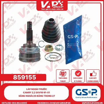GSP LÁP NGOÀI TRƯỚC CAMRY 2.2 SXV10 91-01 RĂNG NGOÀI 26 RĂNG TRONG 27