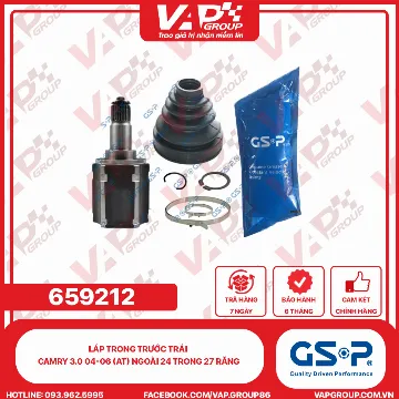 GSP LÁP trong trước trái Camry 3.0 04-06 (AT) Ngoài 24 trong 27 răng