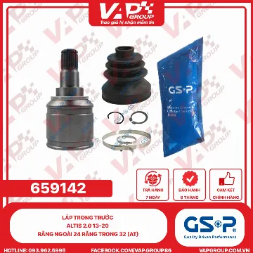 GSP LÁP TRONG TRƯỚC ALTIS 2.0 13-20 RĂNG NGOÀI 24 RĂNG TRONG 32 (AT)