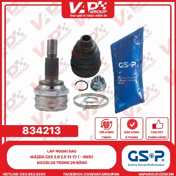 GSP Láp Ngoài Sau MAZDA Cx5 2.0 2.5 11-17 ( - 4Wd) Ngoài 28 Trong 26 Răng