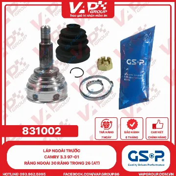 GSP LÁP NGOÀI TRƯỚC CAMRY 3.3 97-01 RĂNG NGOÀI 30 RĂNG TRONG 26 (AT)