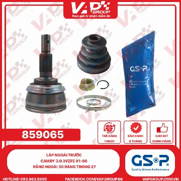 GSP LÁP NGOÀI TRƯỚC CAMRY 3.0 3VZFE 91-96 RĂNG NGOÀI 30 RĂNG TRONG 27