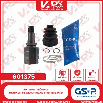 GSP LÁP trong trước phải Toyota CH-R 1.8 2016+ Ngoài 24 trong 32 răng