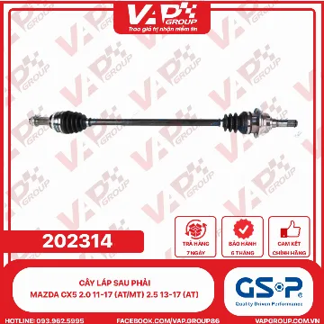 GSP Cây Láp Sau Phải MAZDA Cx5 2.0 11-17 (At/Mt) 2.5 13-17 (At)