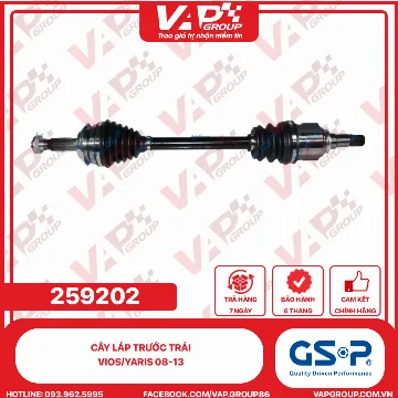 GSP Cây láp trước trái Vios/Yaris 08-13