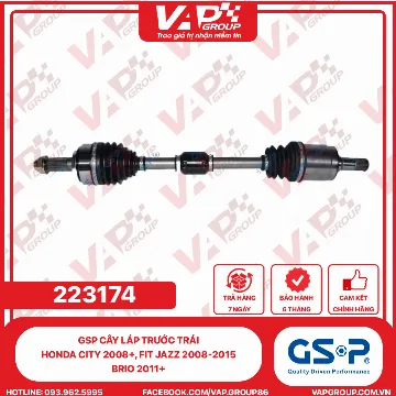 GSP Cây Láp Trước Trái Honda City 2008+, Fit Jazz 2008-2015, Brio 2011+