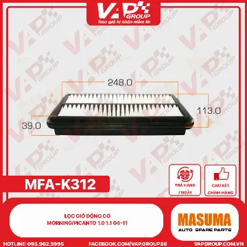 Lọc Gió Động Cơ Morning/Picanto 1.0 1.1 04-11