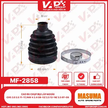 Cao Su Chụp Bụi Láp NGOÀI Cx5 2.0 2.5 11-17, Rav 4 2.4 08-12/ 2.5 12-18/ 3.5 07-08.