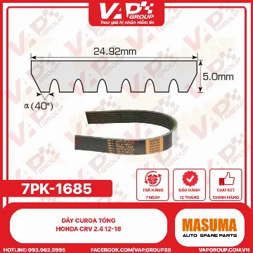Dây Curoa Tổng Honda Crv 2.4 12-18