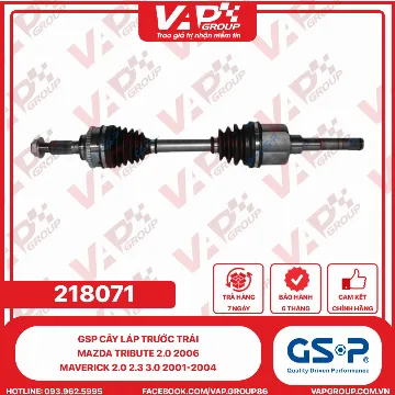 GSP Cây Láp Trước Trái Mazda Tribute 2.0 2006, Maverick 2.0 2.3 3.0 2001-2004