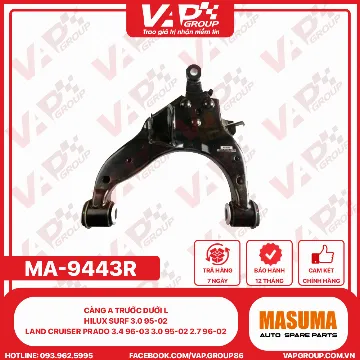 Càng A Trước Dưới L Hilux Surf 3.0 95-02 Land Cruiser Prado 3.4 96-03 3.0 95-02 2.7 96-02