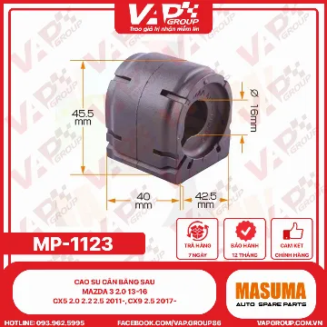Cao Su Cân Bằng Sau Mazda 3 2.0 13-16, Cx5 2.0 2.2 2.5 2011-, Cx9 2.5 2017-