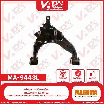 Càng A Trước Dưới L Hilux Surf 3.0 95-02 Land Cruiser Prado 3.4 96-03 3.0 95-02 2.7 96-02