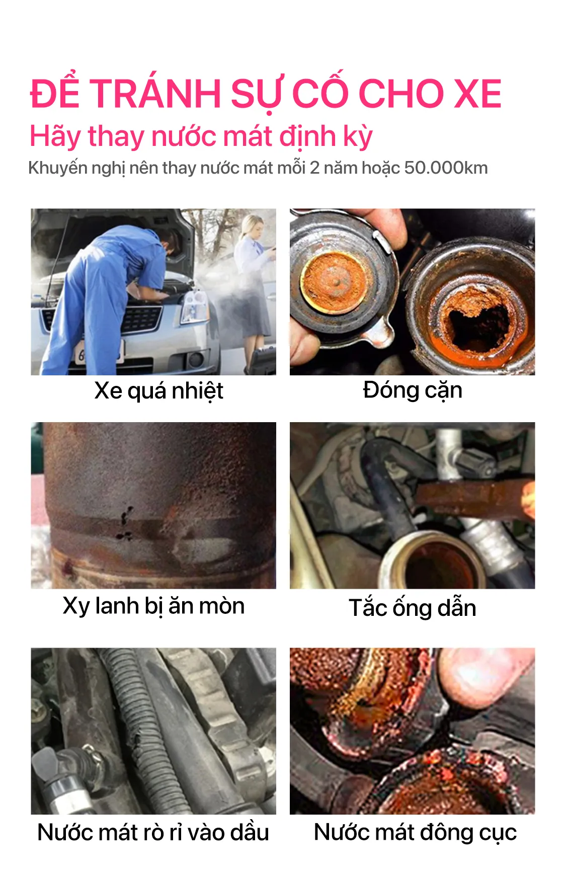 Dấu hiệu nhận biết cần thay nước mát ô tô