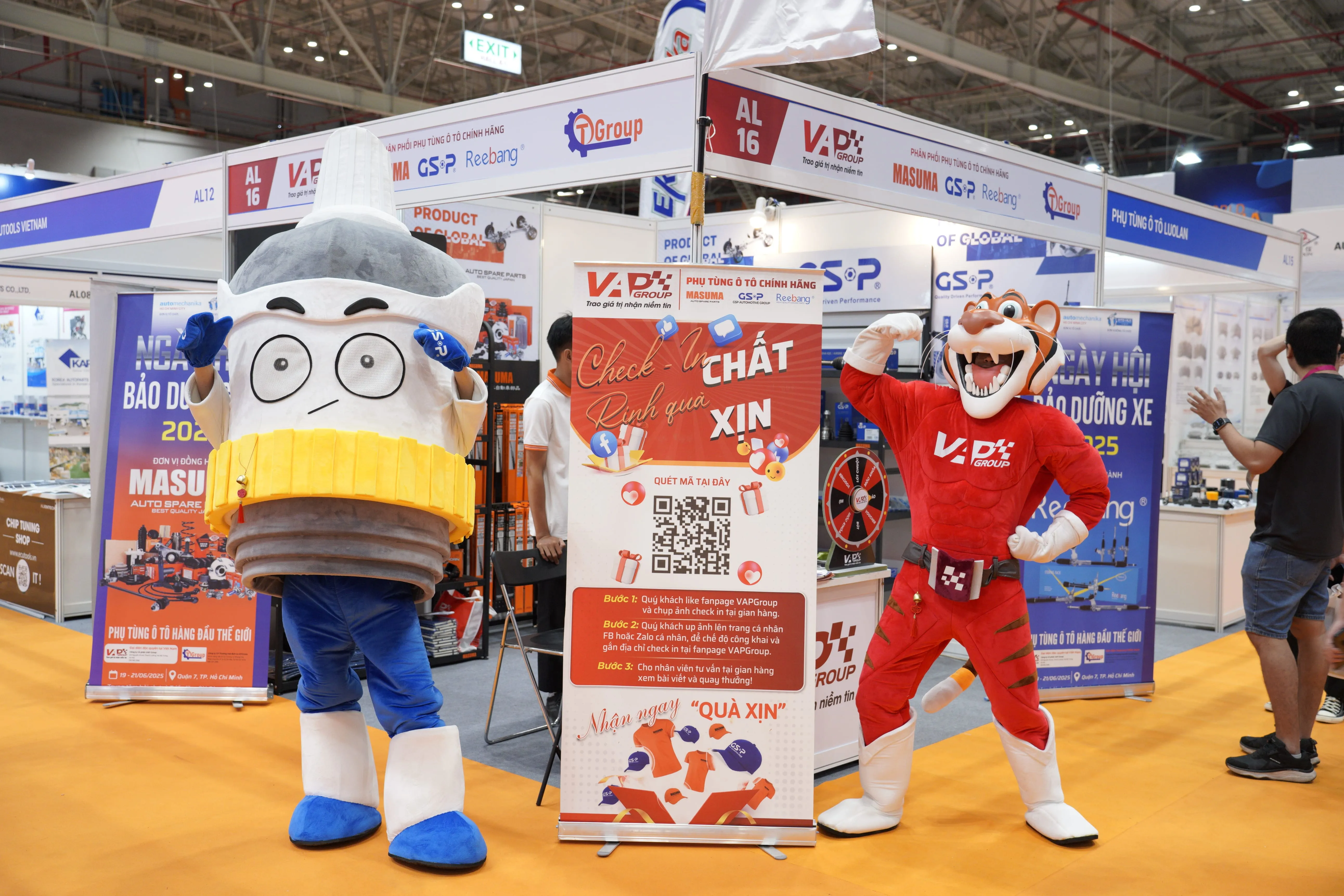Mascot hổ đỏ là biểu tượng linh vật mới của VAPGroup
