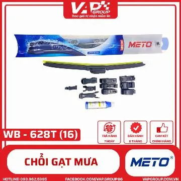 Chổi gạt mưa Silicon METO 16inch