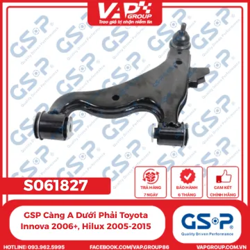 GSP Càng A Dưới Phải Toyota Innova 2006+, Hilux 2005-2015