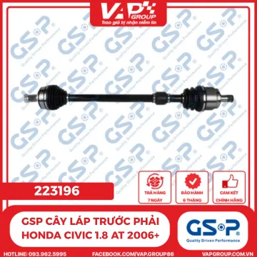 GSP Cây Láp Trước Phải Honda Civic 1.8 AT 2006+