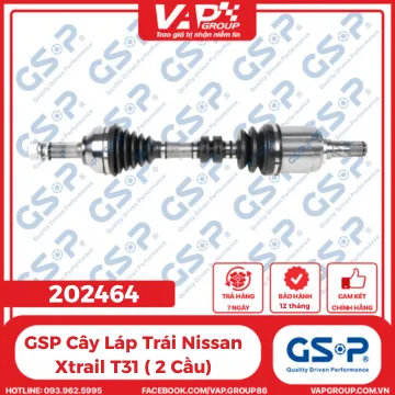 GSP Cây Láp Trái Nissan Xtrail T31 ( 2 Cầu)